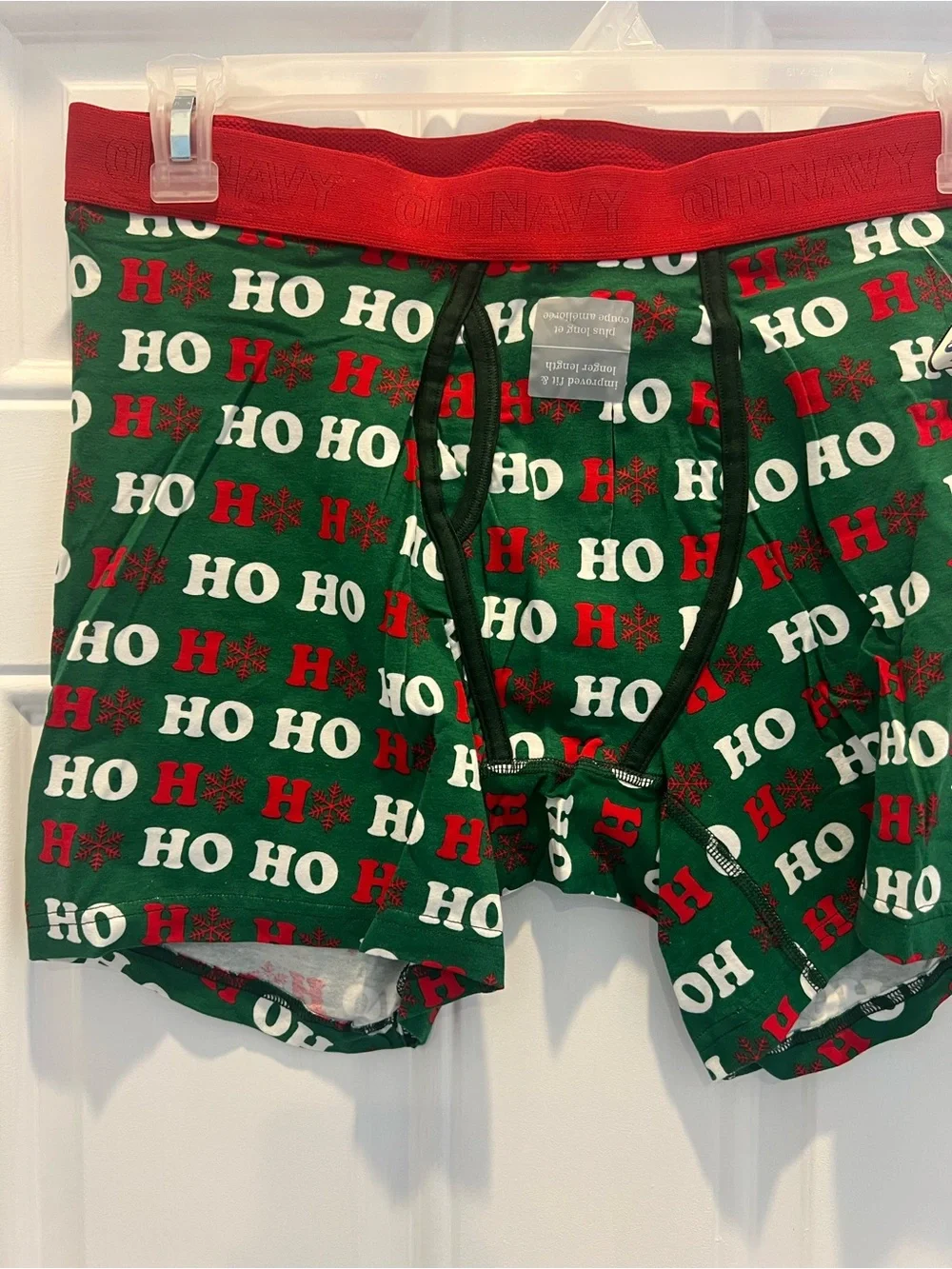 Old Navy Men’s Size XL Holiday Print Green Boxer Briefs 6